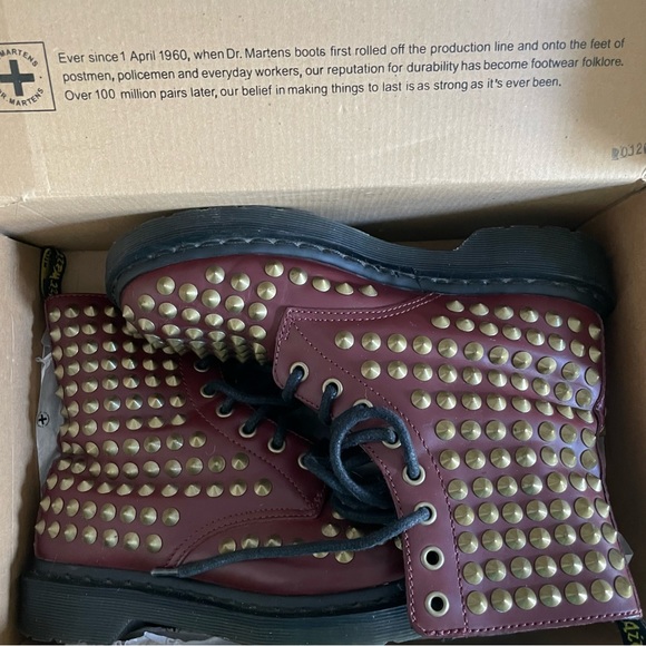 Dr. Martens Cherry Red Spikes - Picture 11 of 11